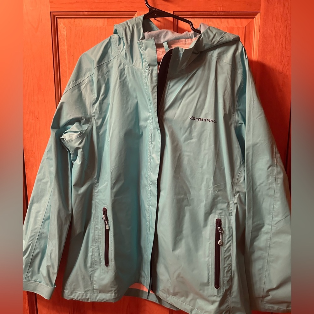 Vineyard Vines Light Blue Windbreaker Jacket